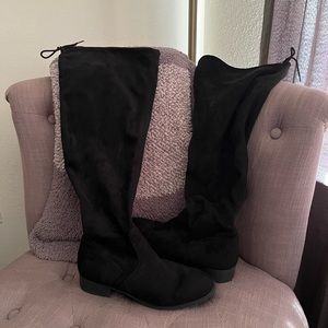 Over the Knee High Wide Calf Boots